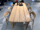 Jati & Kebon, Tofino Teak diningset showroomaanbieding