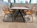 Gloster, Split / William diningset showroomaanbieding