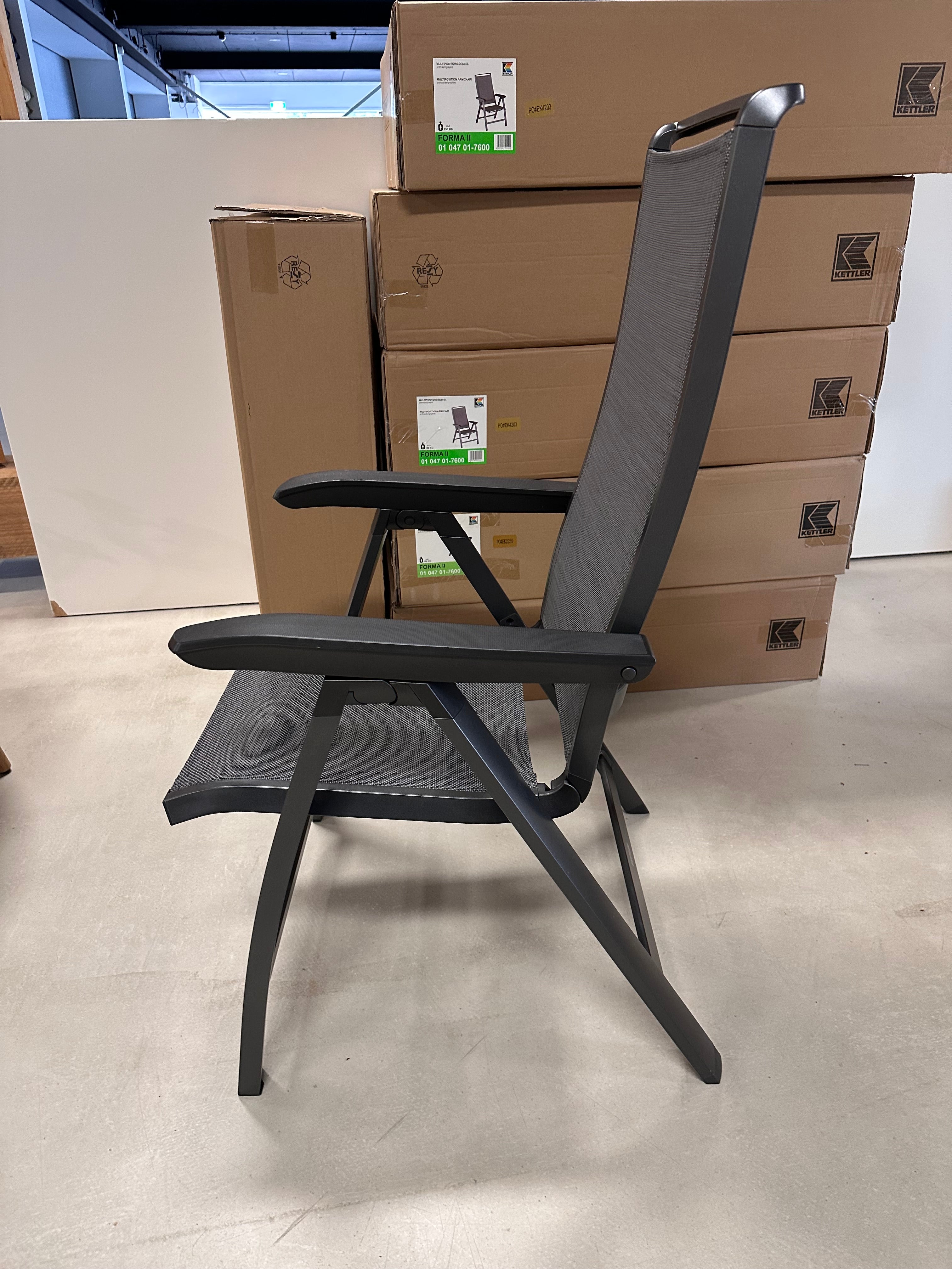 Kettler, Forma II dining chairs showroomaanbieding