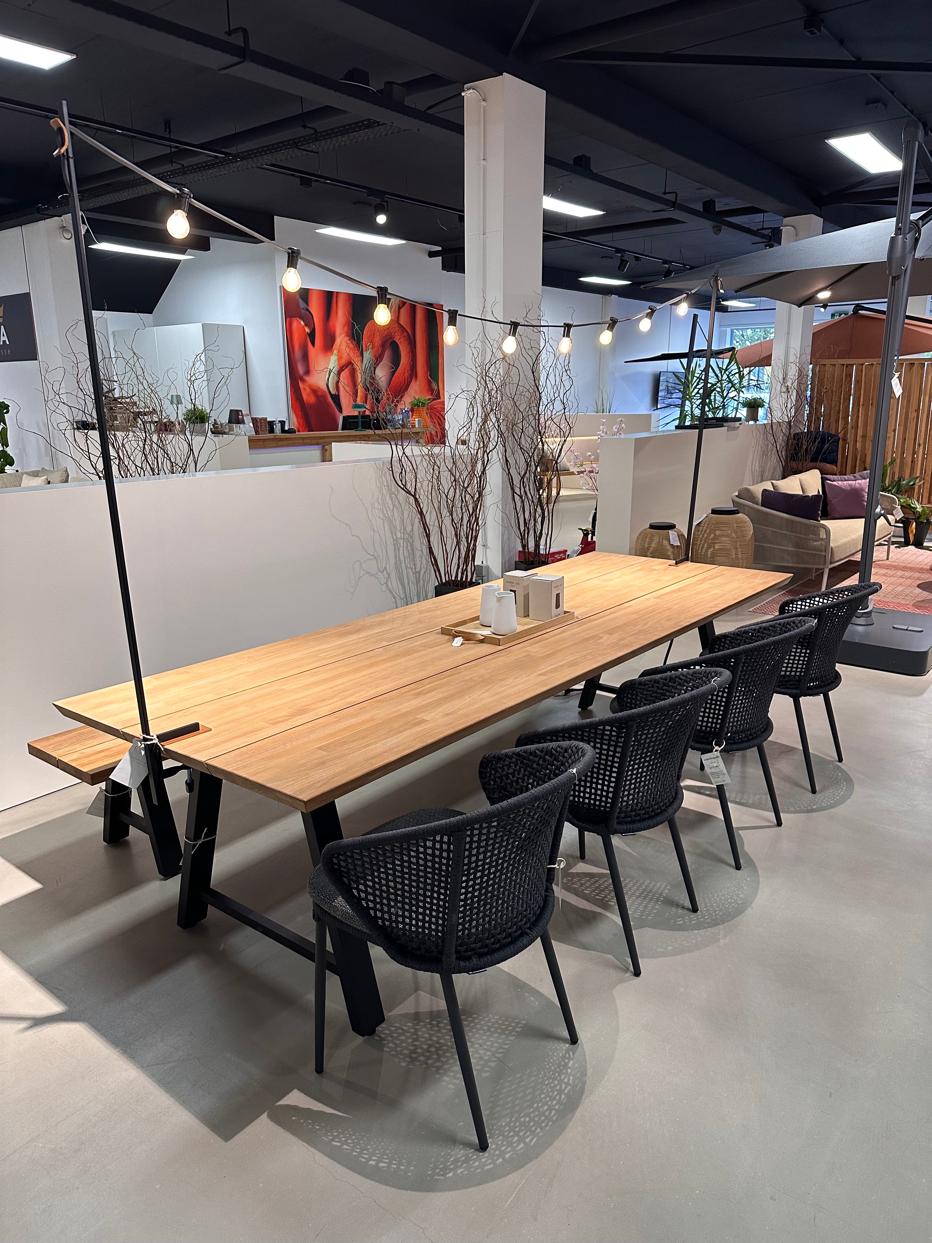 Vincent Sheppard, Matteo - Jati&Kebon, Nicola diningset showroomaanbieding
