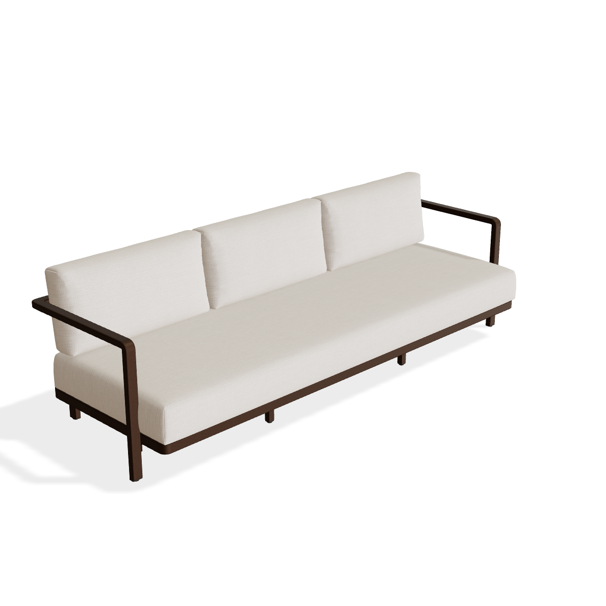 Royal Botania Alura lounge driezits bank. Verkrijgbaar in meerdere kleuren frame's en stofferingen.