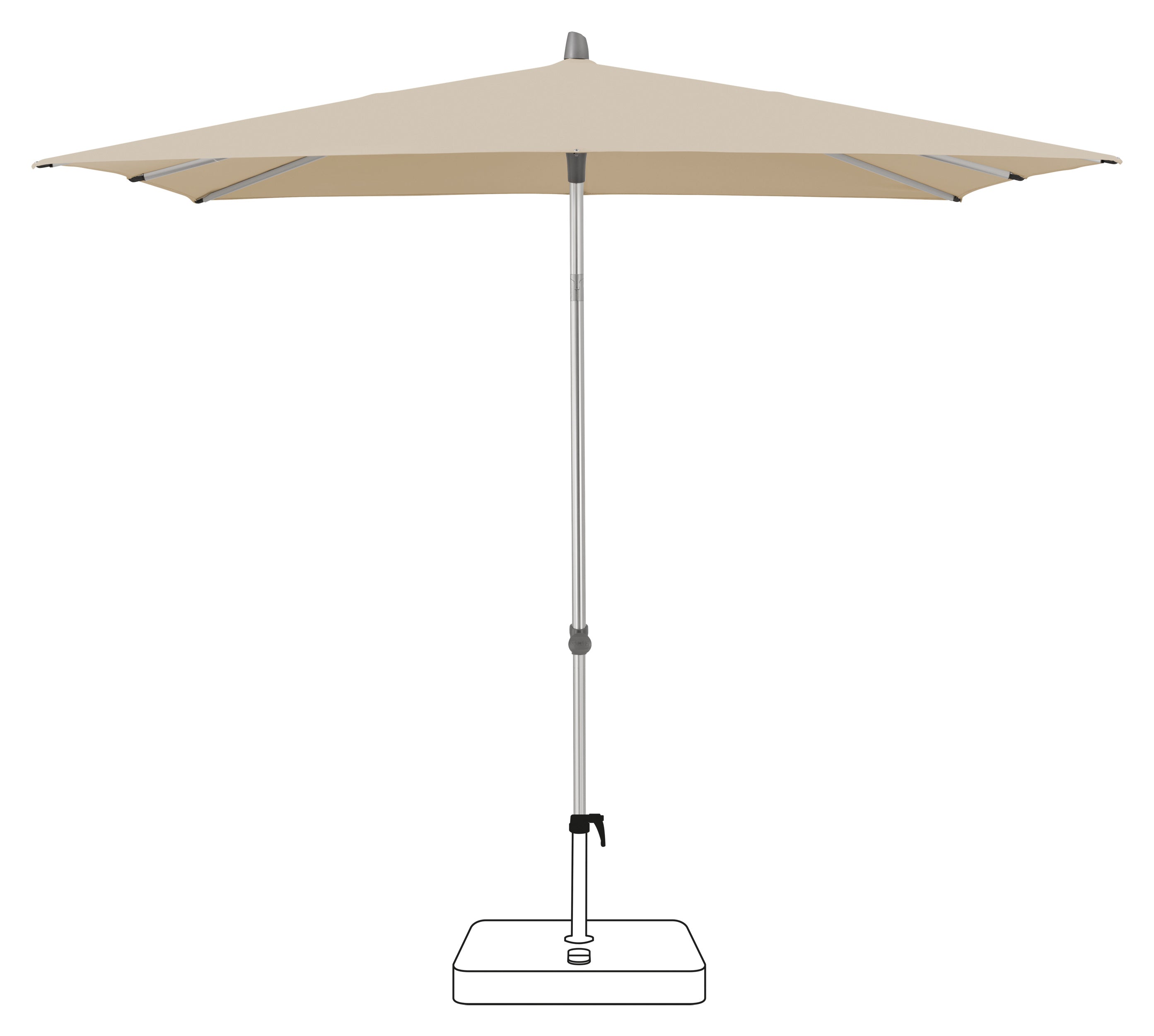 Glatz, Smart kantelbare stokparasol.