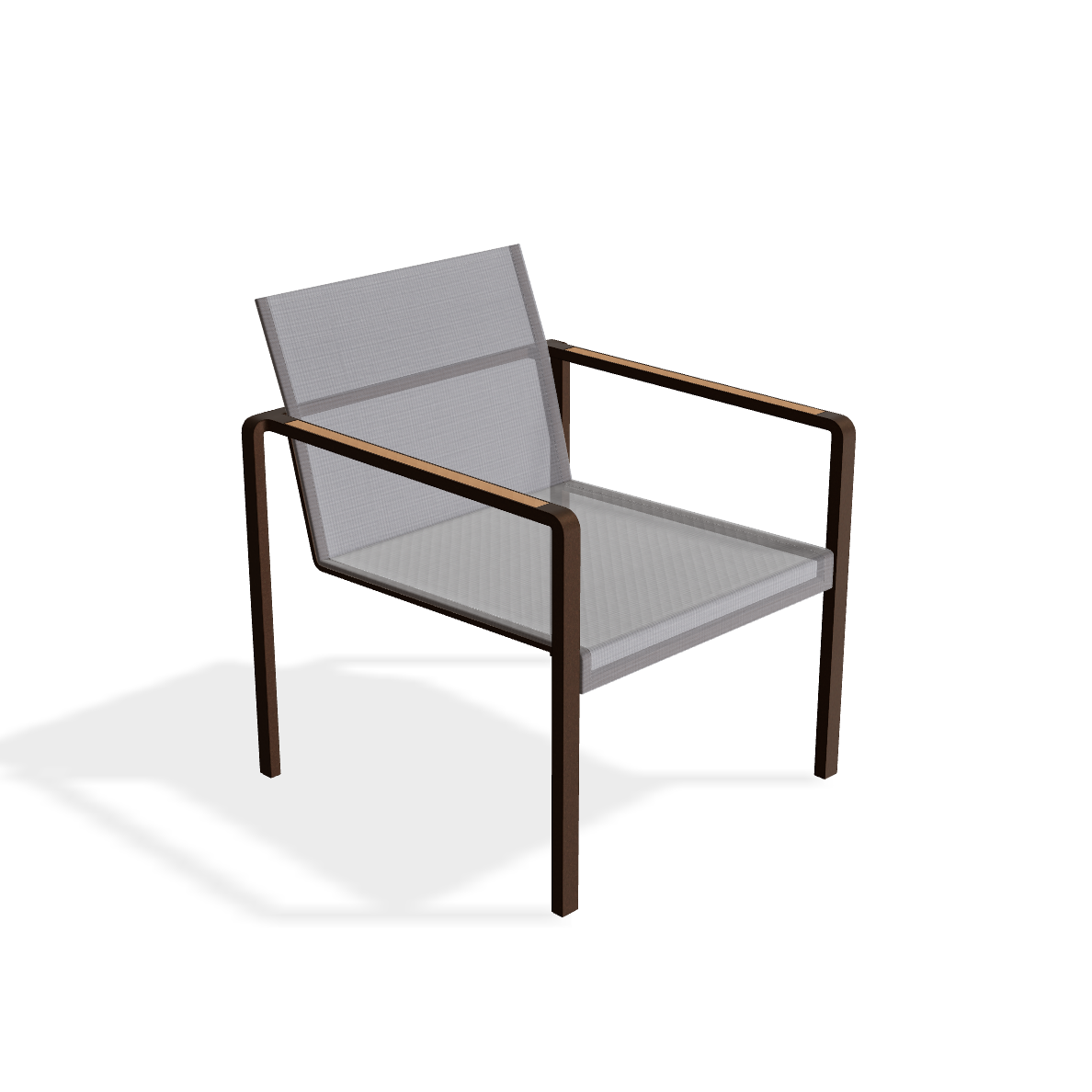 Royal Botania Alura stapelbare lage armstoel.