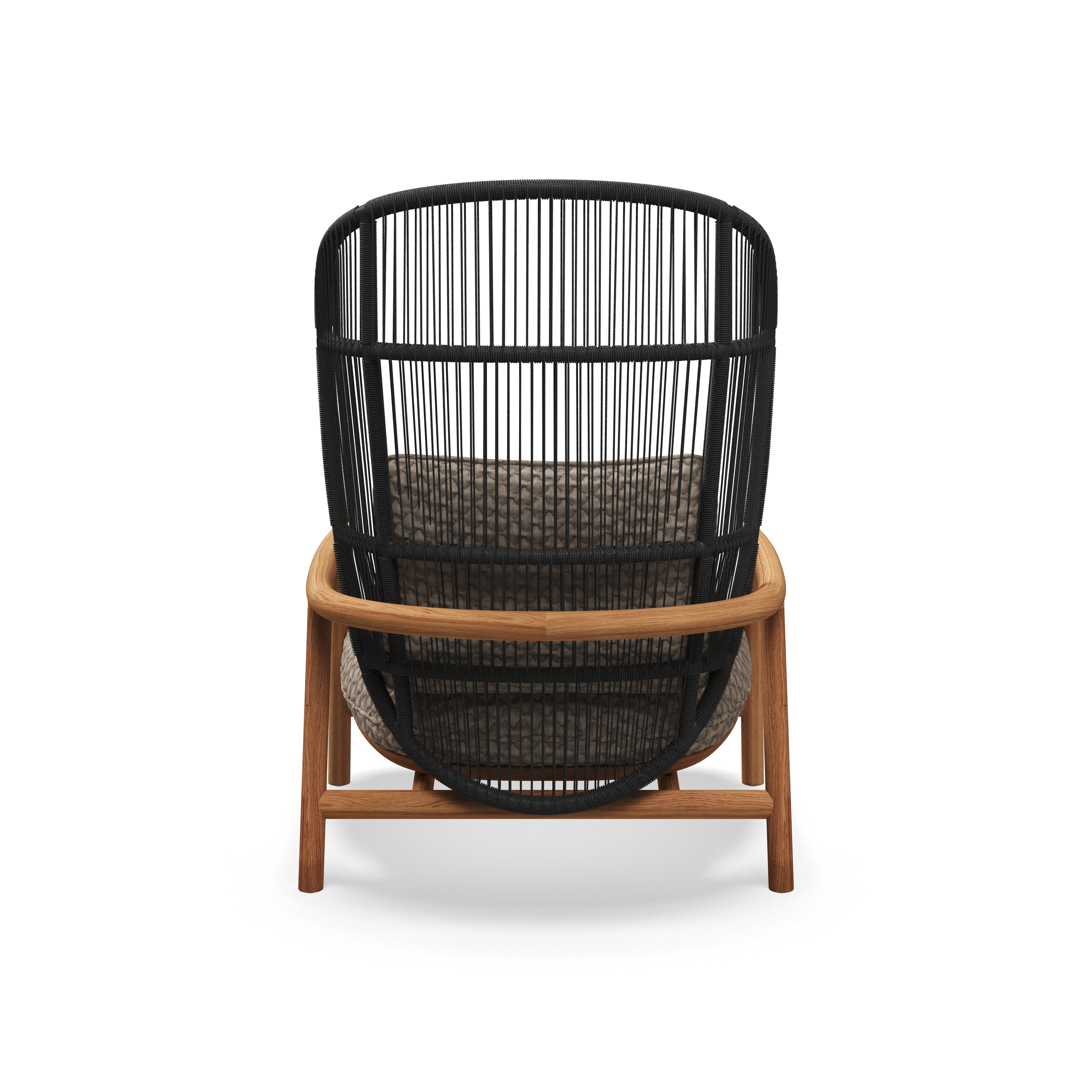 Gloster Fern high back teak lounge stoel