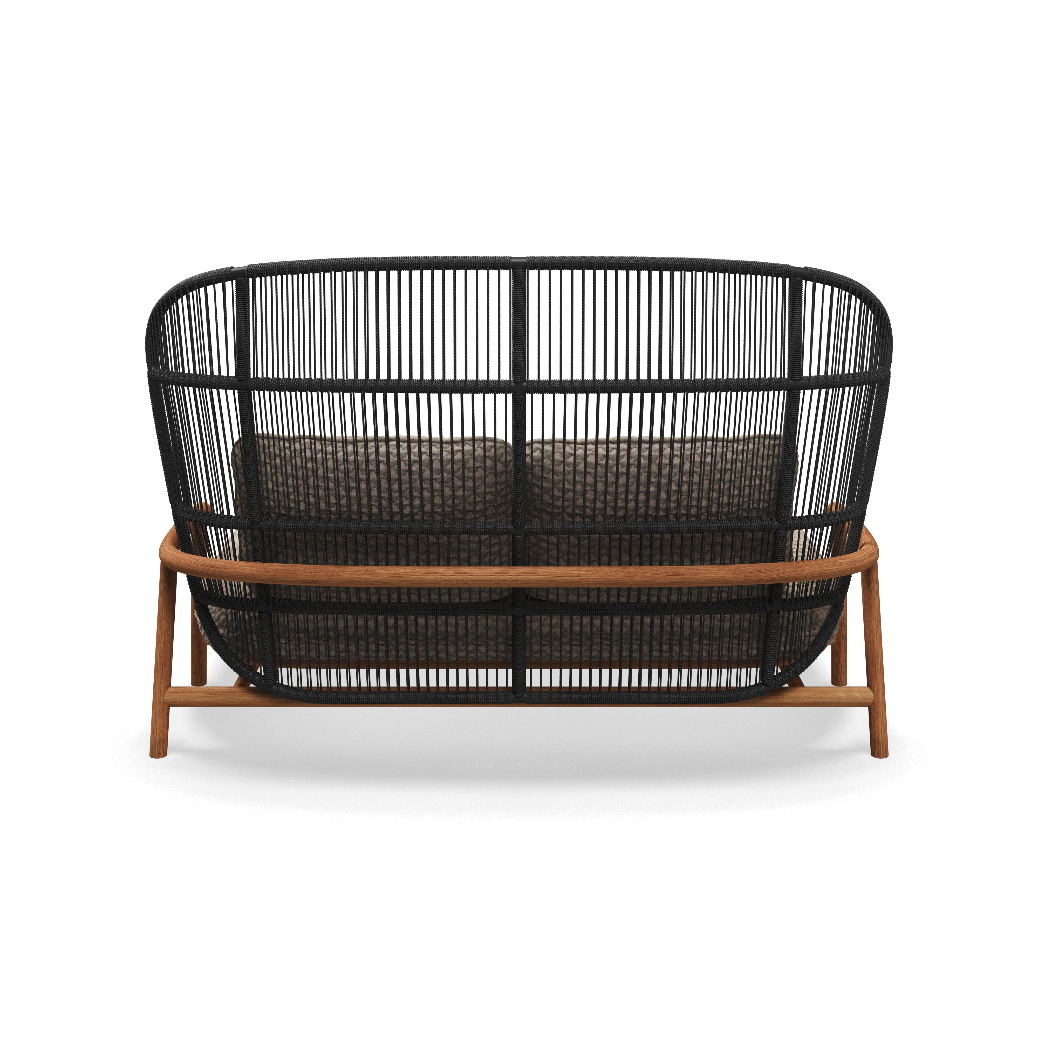 Gloster Fern high back teak lounge daybed