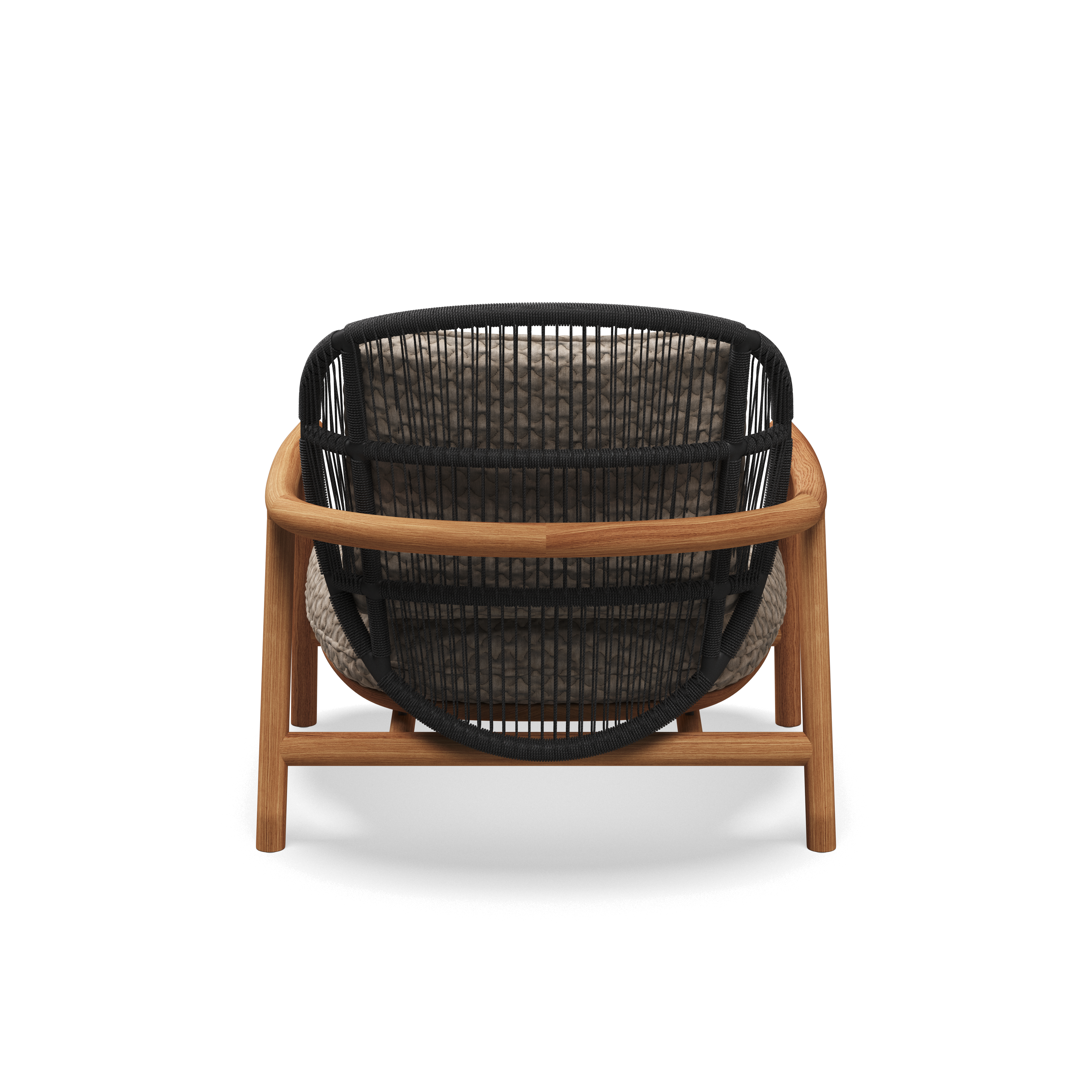 Gloster Fern low back teak lounge stoel