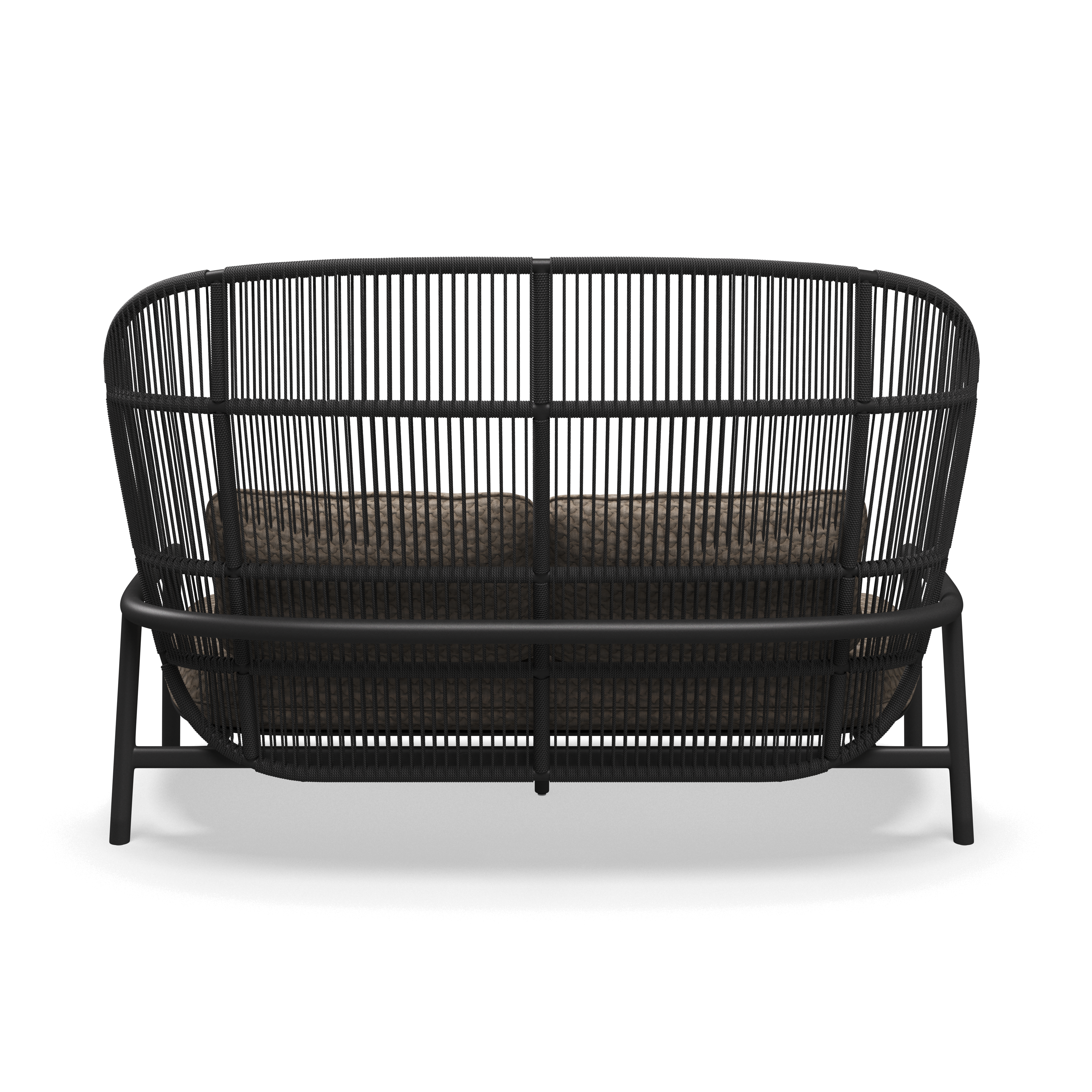Gloster Fern high back aluminium lounge 2 zits bank