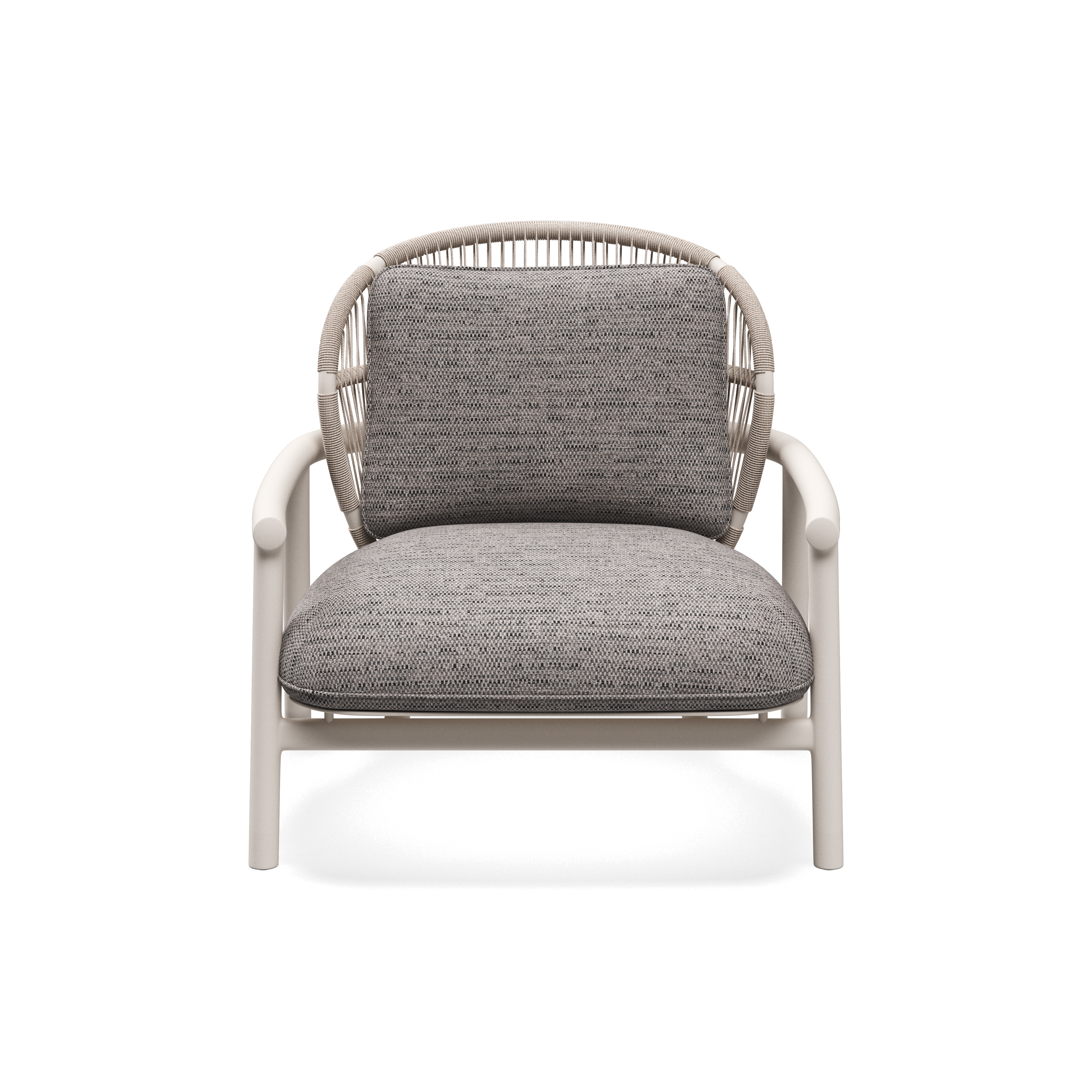 Gloster Fern low back aluminium lounge stoel