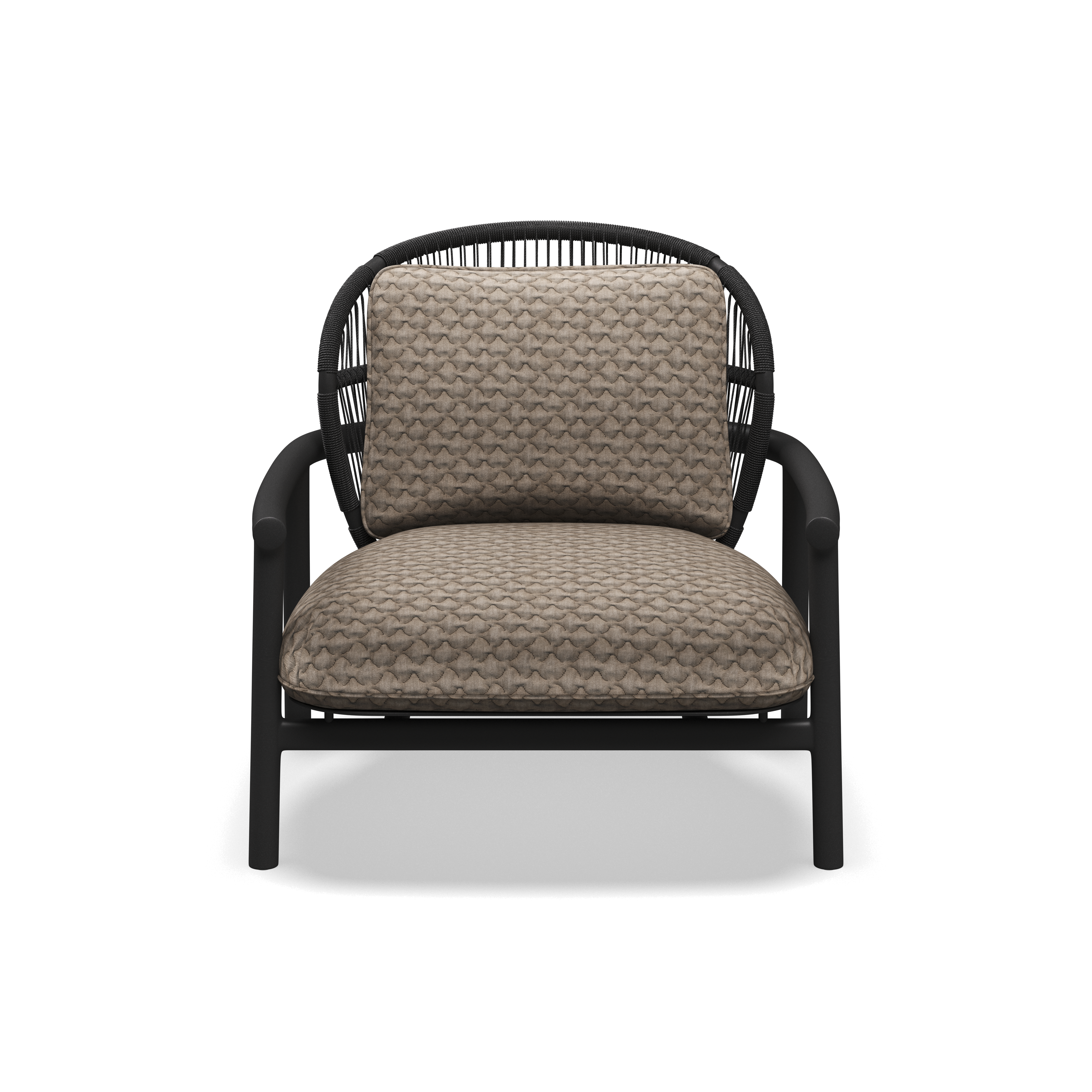 Gloster Fern low back aluminium lounge stoel