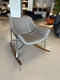Varaschin, Summerset lounge rocking chair met dik kussen showroom aanbieding
