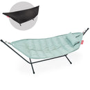 Fatboy Hangmat Seafoam Fatboy Headdemock,SuperB de luxe hangmat + frame + hoofdkussen + cover, Frame zwart en de hangmat is in meerdere kleuren verkrijgbaar.