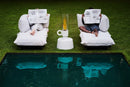 Fatboy Lounge Fatboy Paletti Modulair Lounge Hocker. Verkrijgbaar in de kleur Mist, Sahara, Thunder Grey, Rock Grey en Storm Blue