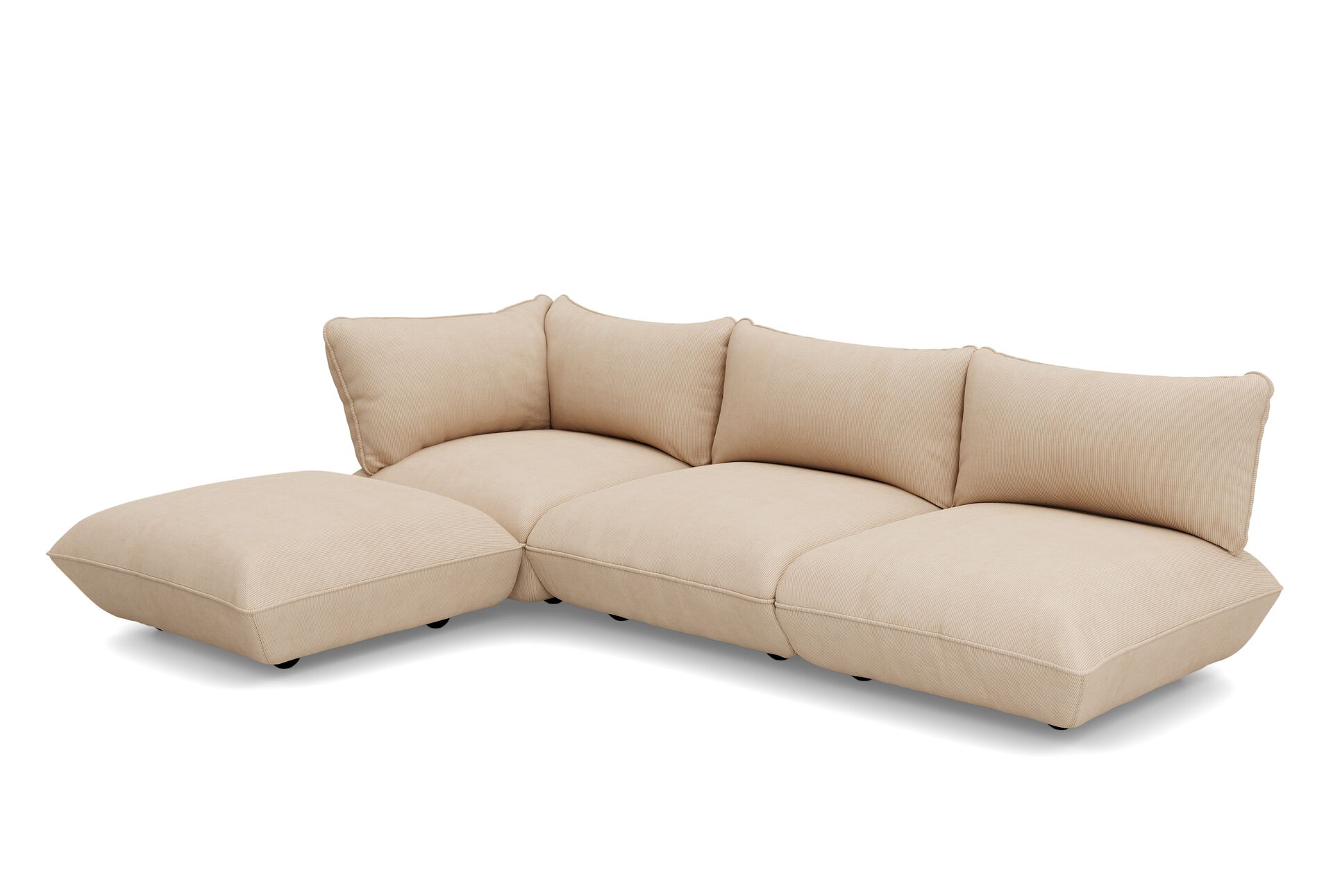 Fatboy® Sumo Cord indoor corner Lounge Sofa Left. Verkrijgbaar in 3 kleuren.