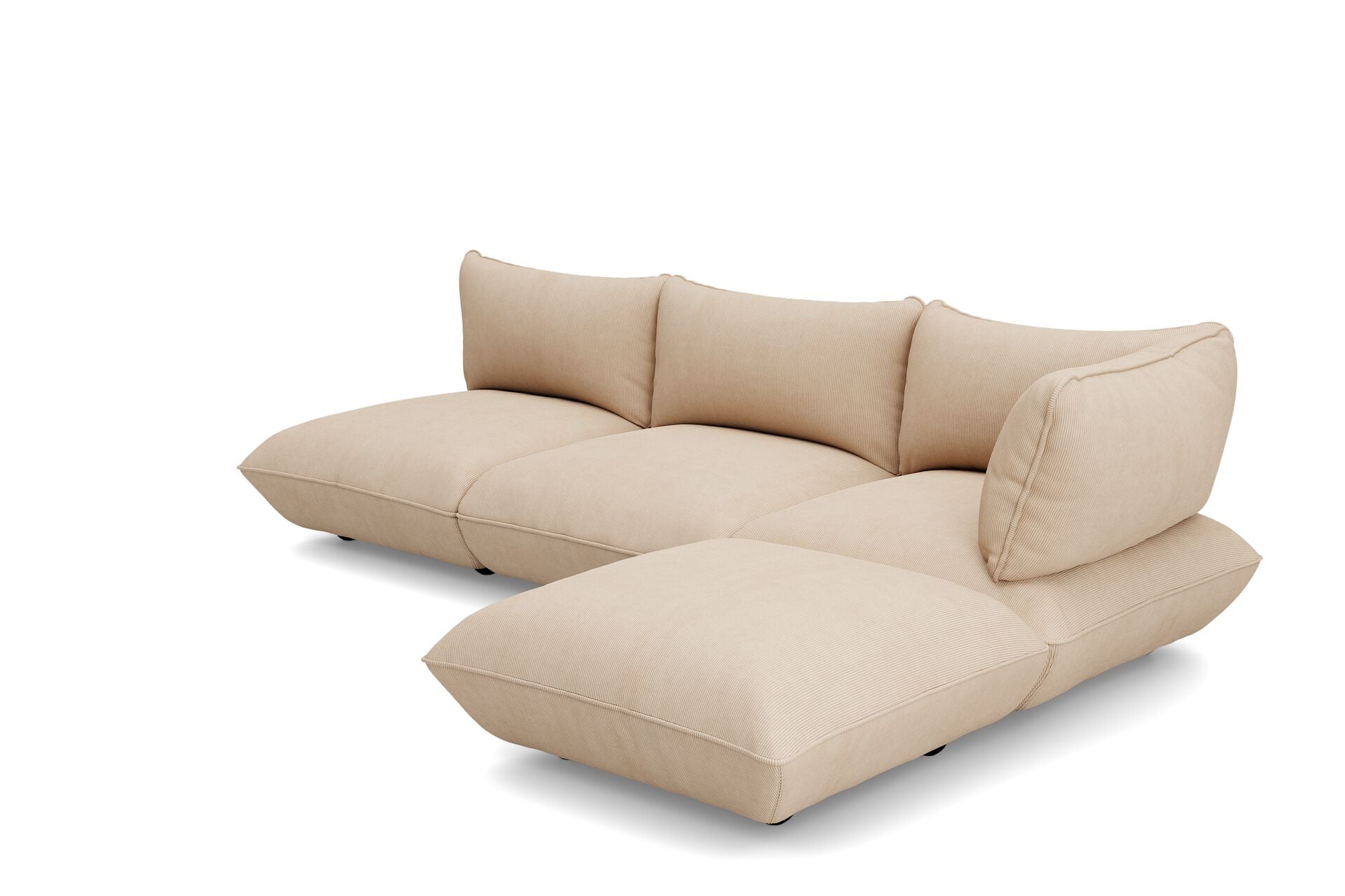 Fatboy® Sumo Cord indoor corner Lounge Sofa right. Verkrijgbaar in 3 kleuren.