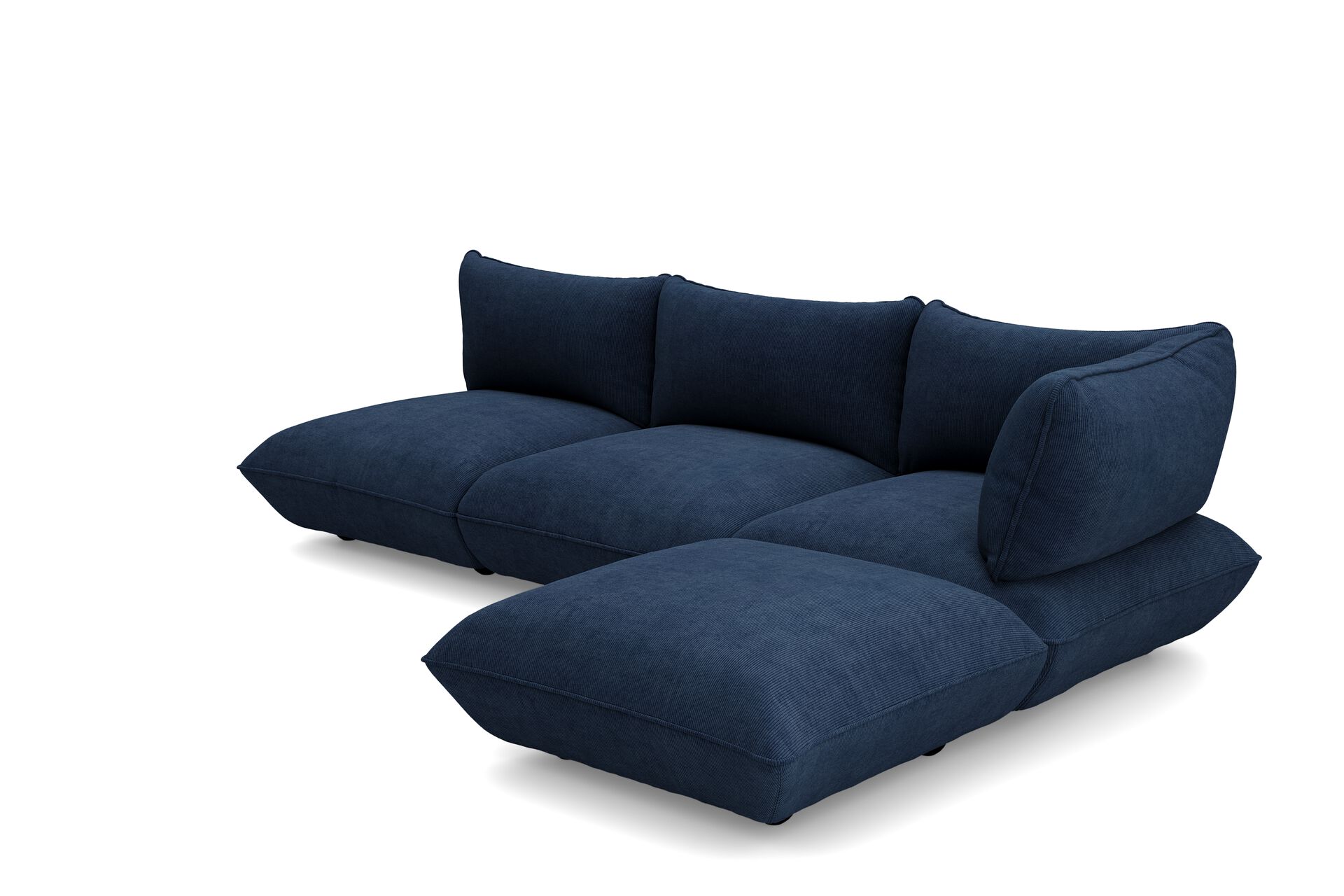 Fatboy® Sumo Cord indoor corner Lounge Sofa right. Verkrijgbaar in 3 kleuren.