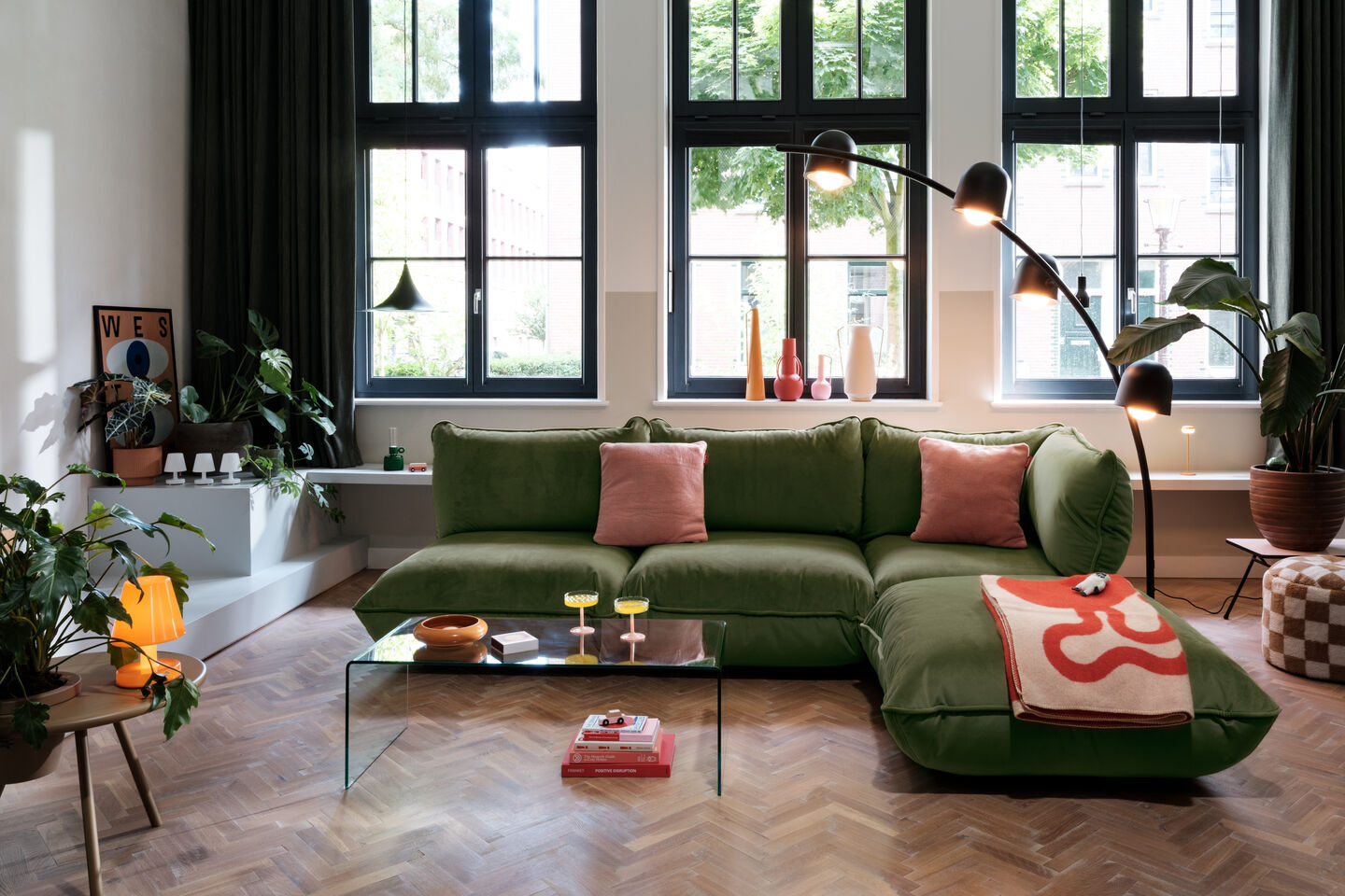 Fatboy® Sumo Velvet indoor Lounge Sofa Grand. Verkrijgbaar in 3 kleuren.