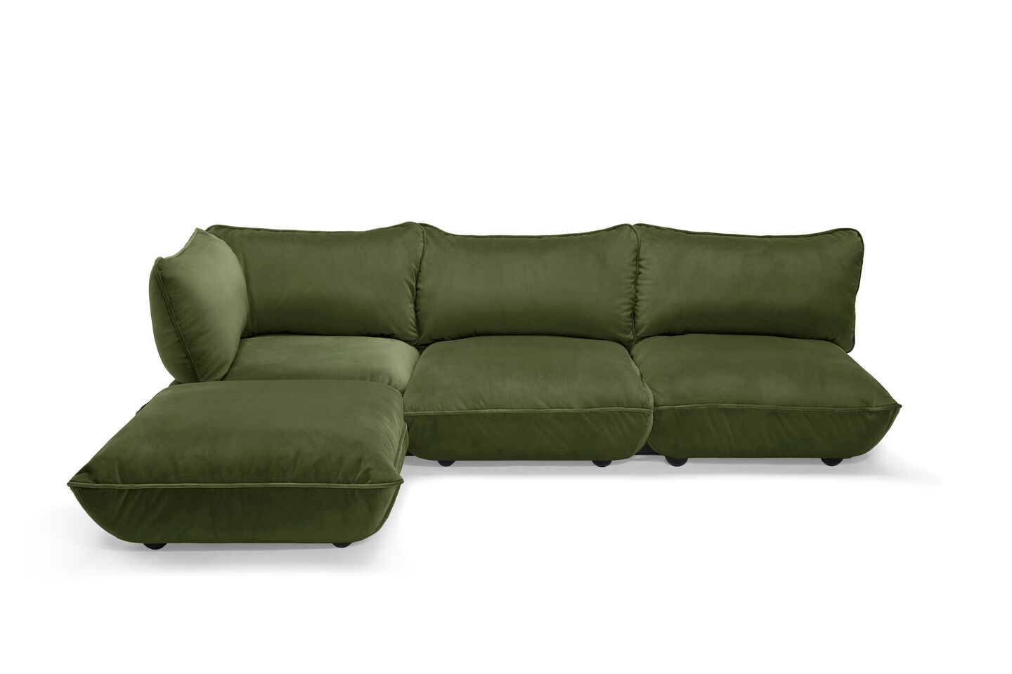 Fatboy® Sumo Velvet indoor Lounge corner Sofa. Verkrijgbaar in 3 kleuren.