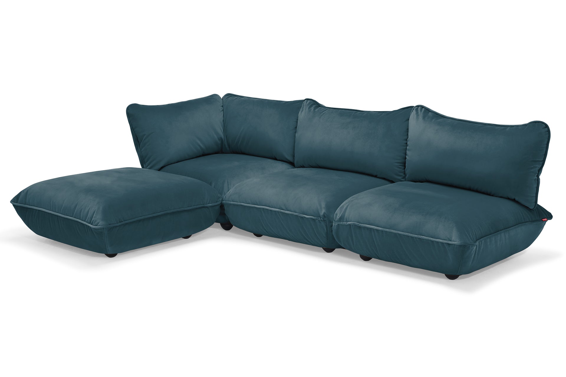 Fatboy® Sumo Velvet indoor Lounge corner Sofa. Verkrijgbaar in 3 kleuren.
