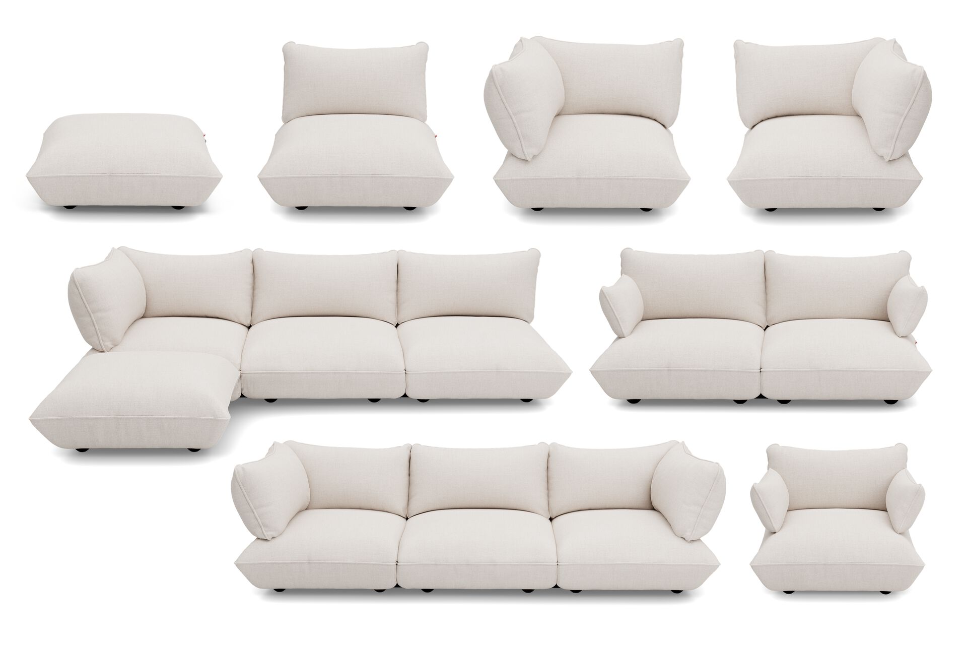 Fatboy® Sumo Boucle indoor Lounge medium Sofa. Verkrijgbaar in 5 kleuren.