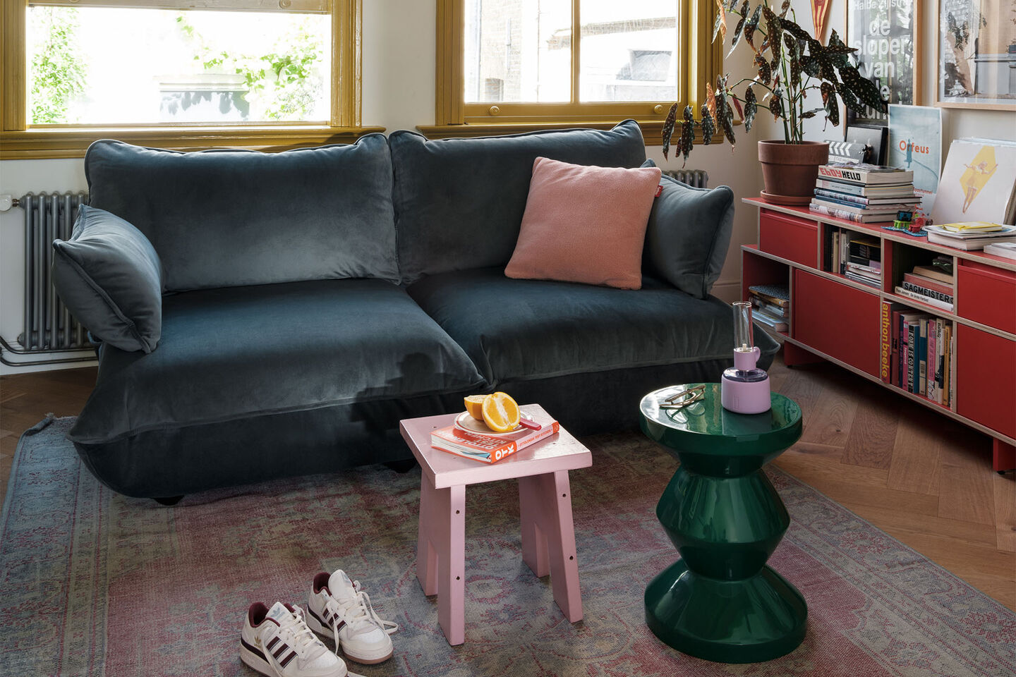 Fatboy® Sumo Velvet indoor Lounge medium Sofa. Verkrijgbaar in 3 kleuren.