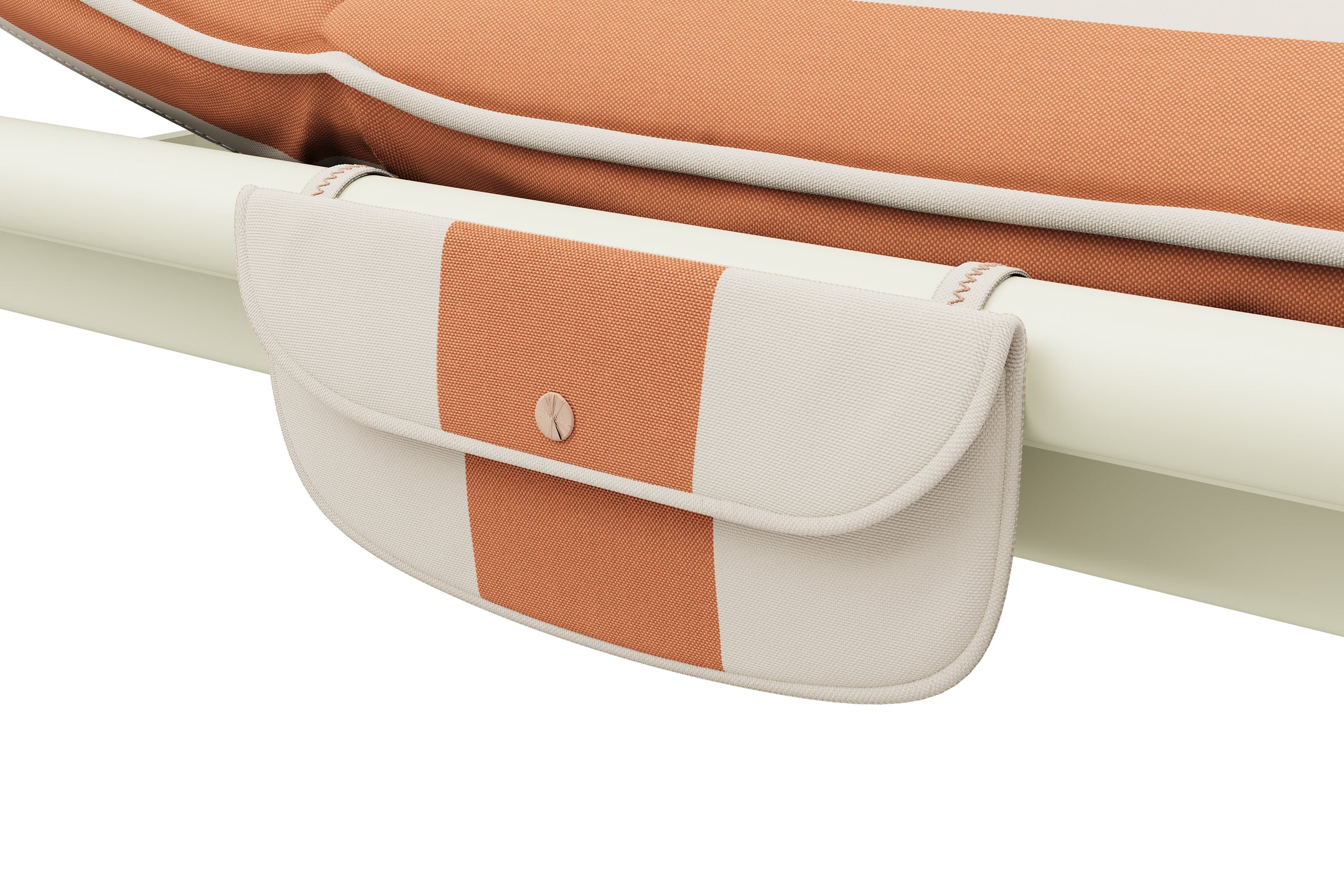 Fatboy Sunbun loungebed, Desert - Stripe Orange Creme