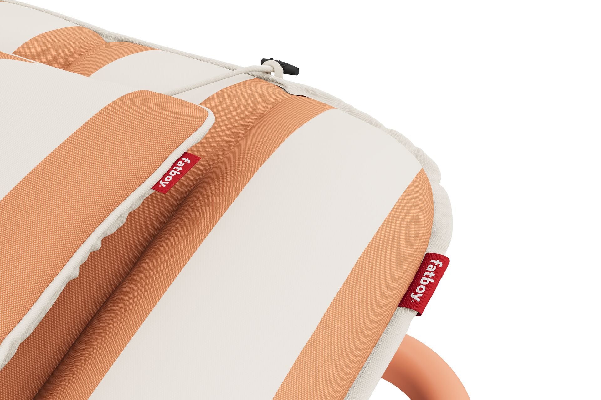 Fatboy Sunbun loungebed, Terracotta - Stripe Orange Creme