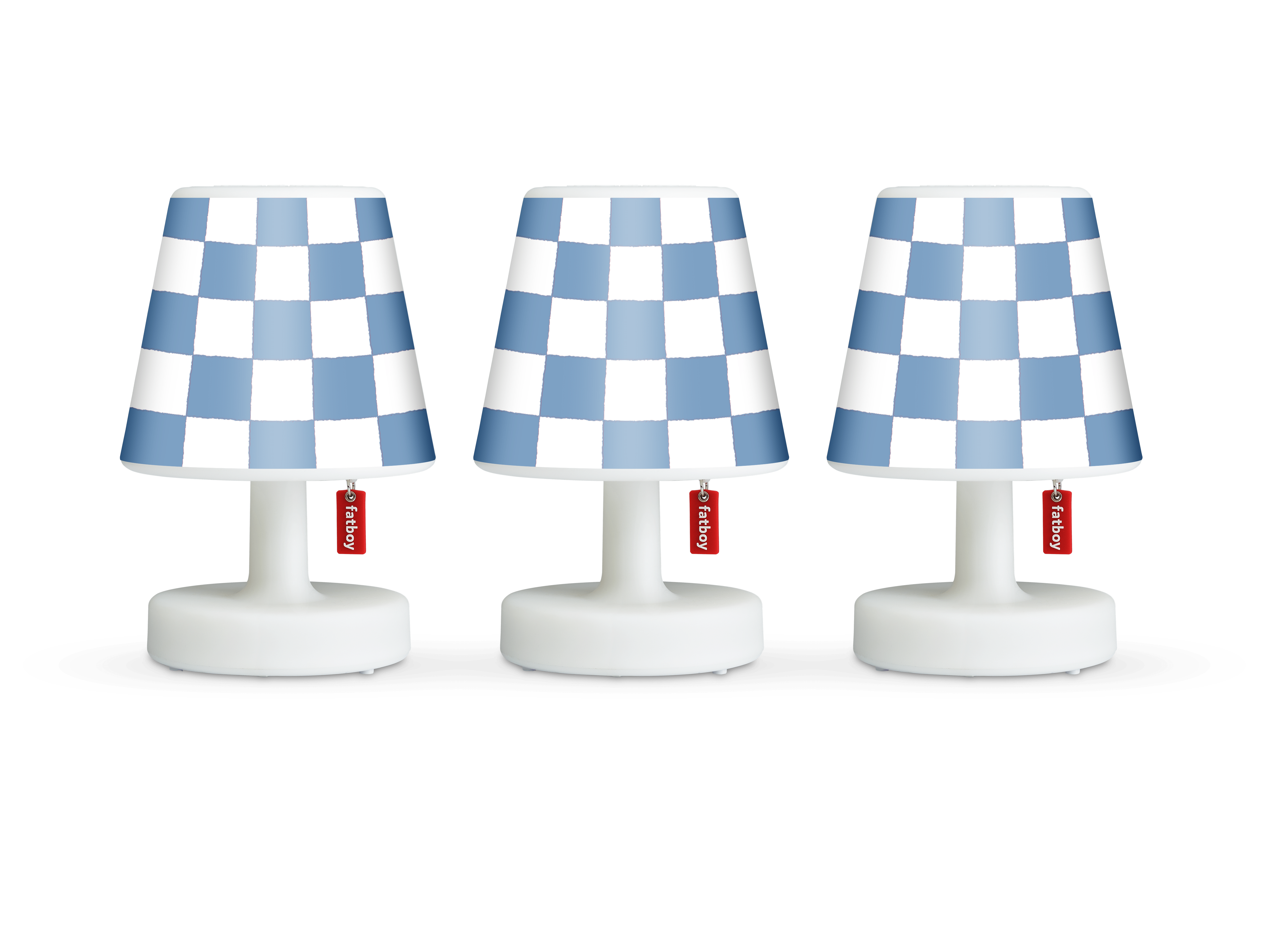 Fatboy Tafellampen Fatboy oplaadbare lamp, Edison The Mini (set van 3 lampjes) + gratis mini Cappies wave ground