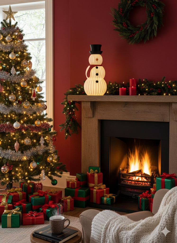 Marzini® Sneeuwman met verlichting 42cm