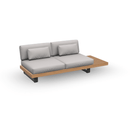 Jati & Kebon Lounge modulair Jati & Kebon, Truro 2 zits loungemodule, verkrijgbaar met verschillende kleuren kussens