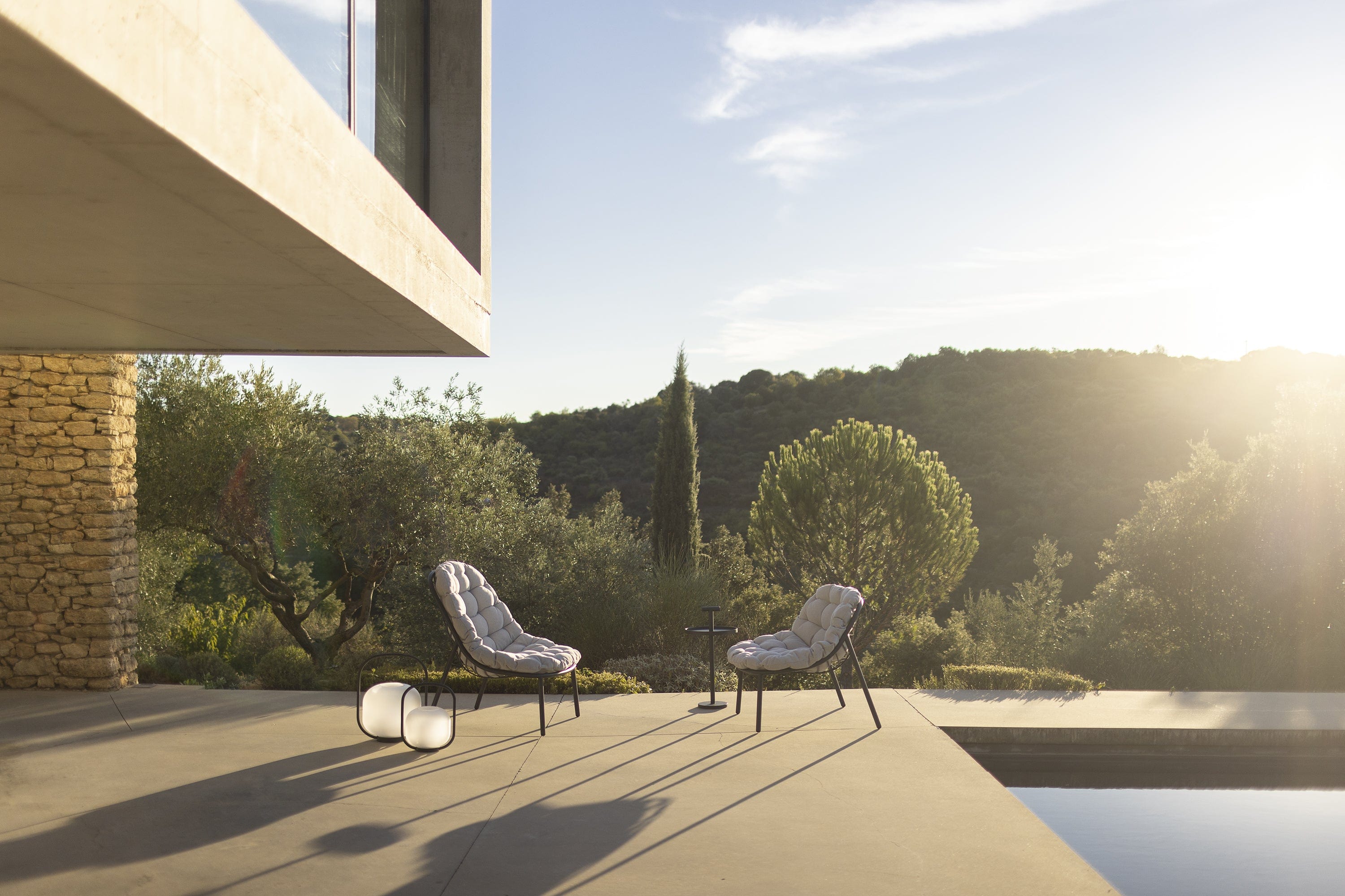 Todus Lounge stoel Todus Albus lage rug lounge stoel. Verkrijgbaar in meerdere kleuren gepoedercoat RVS frame en met meerdere kleuren kussens.