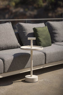 Todus Salon-/bijzettafel Todus Albus bijzettafel. Verkrijgbaar in meerdere kleuren gepoedercoat RVS frame.