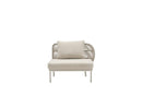 Vincent Sheppard Lounge bank Dune White / Categorie B ( 1x zit kussen + 1x rug kussen) / Linker module Vincent Sheppard Kodo Modular 1 zits links/rechts module Dune White. Kussens zijn leverbaar in verschillende kleuren stofferingen.
