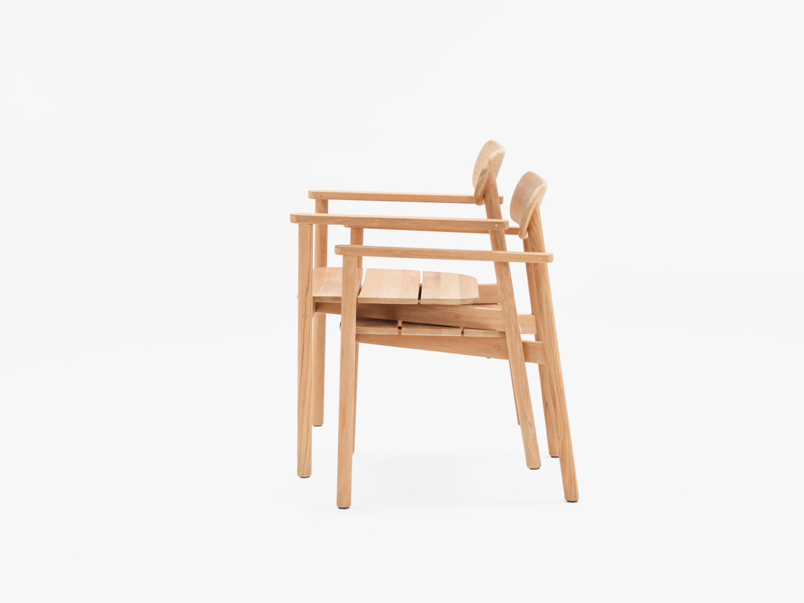 Vincent Sheppard Stoel Vincent Sheppard Freya teakhouten eetstoel.