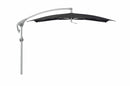 Glatz Zweefparasols Black 615 Glatz Pendalex P+ zweefparasol, in hoogte verstelbaar, kantelbaar, afmeting 285x230cm rechthoekig, Keuze uit 56 stofkleuren.
