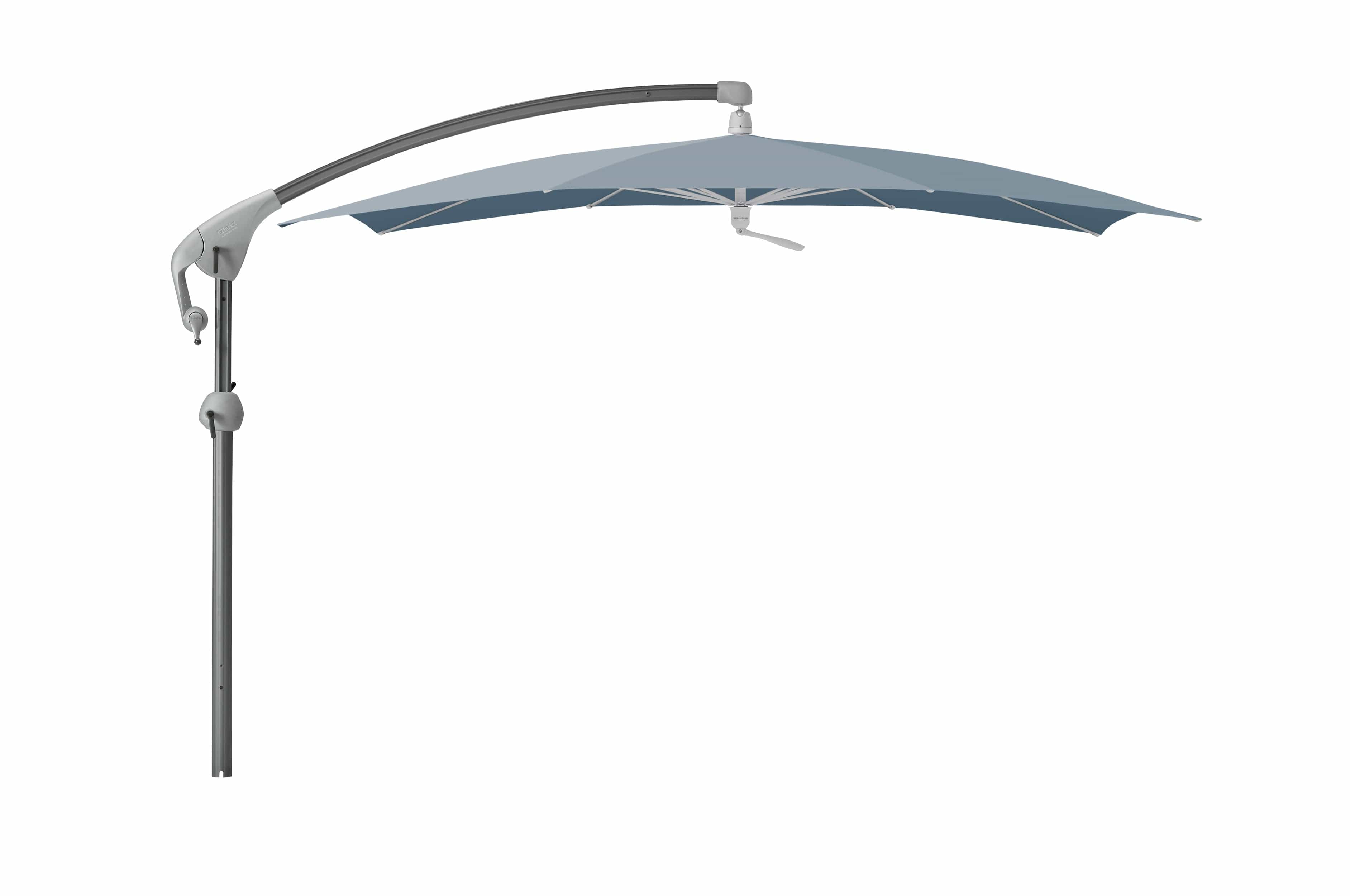 Glatz Zweefparasols Horizon 603 Glatz Pendalex P+ zweefparasol, in hoogte verstelbaar, kantelbaar, afmeting 285x230cm rechthoekig, Keuze uit 56 stofkleuren.