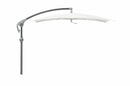 Glatz Zweefparasols White 510 Glatz Pendalex P+ zweefparasol, in hoogte verstelbaar, kantelbaar, afmeting 285x230cm rechthoekig, Keuze uit 56 stofkleuren.