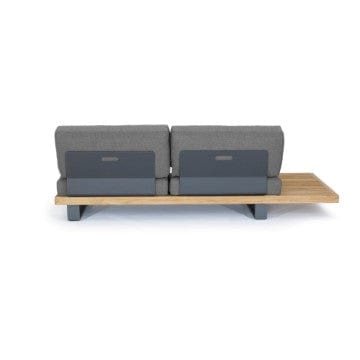 Jati & Kebon Lounge modulair Jati & Kebon, Truro 2 zits loungemodule, verkrijgbaar met verschillende kleuren kussens