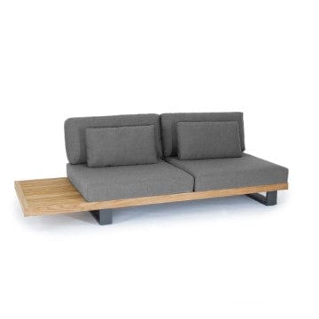 Jati & Kebon Lounge modulair kussenset zit + rug + deco - Exteria Melo Beige Jati & Kebon, Truro 2 zits loungemodule, verkrijgbaar met verschillende kleuren kussens