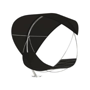 Royal Botania Hangmat Zwart Royal Botania Wave Hangmat van Batyline. Meerdere kleuren mogelijk.