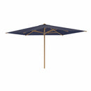 Royal Botania Houtstok parasols 300 x 400 cm / Navy Blue Royal Botania Shady, teakhouten stokparasol verkrijgbaar in diverse afmetingen en kleuren.