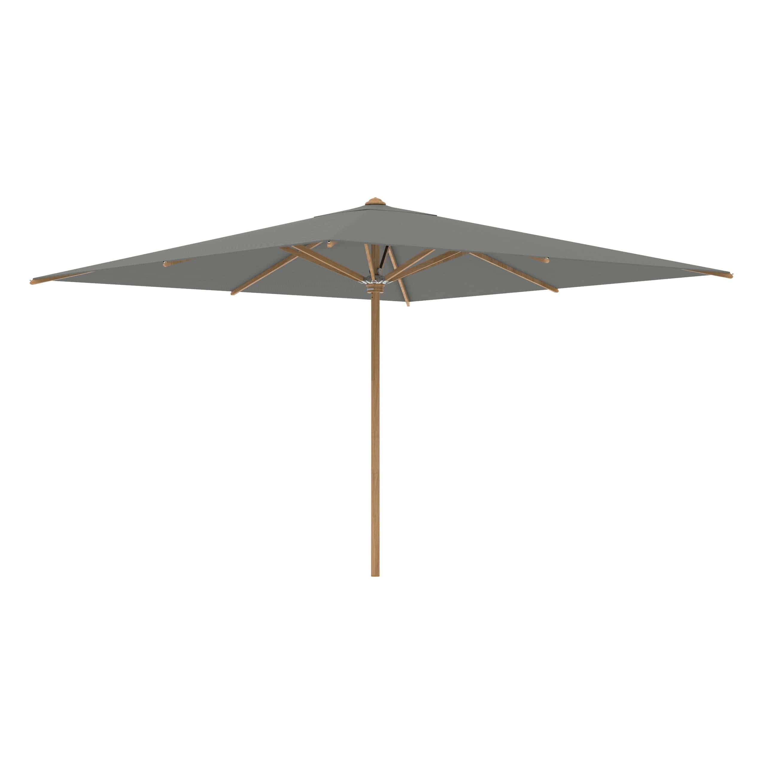 Royal Botania Houtstok parasols Royal Botania Shady, teakhouten stokparasol verkrijgbaar in diverse afmetingen en kleuren.