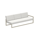 Royal Botania Lounge modulair Royal Botania Ninix Lounge modulaire driezitsbank met armleuning links , verkrijgbaar in verschillende kleuren frame's en stofferingen