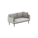 Royal Botania Lounge modulair Royal Botania Styletto Lounge 2 zits bank. Leverbaar in drie kleuren frames en verschillende kleuren stofferingen.