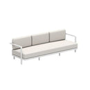 Royal Botania Lounge modulair Wit / kussen set categorie A Royal Botania Alura lounge driezits bank. Verkrijgbaar in meerdere kleuren frame's en stofferingen.