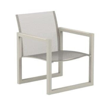 Royal Botania Lounge stoel Sand gepoedercoat RVS / Pearl Grey Royal Botania Ninix relax stoel, met batyline zitting en rugleuning. Meerdere kleuren mogelijk.