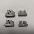 Royal Botania Pootdoppen Royal Botania, Pootdop (4stuks) voor Ozon, grijs