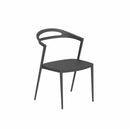 Royal Botania Stoel Brons Royal Botania Styletto Dining Chair. Leverbaar in verschillende kleuren frames en stofferingen.