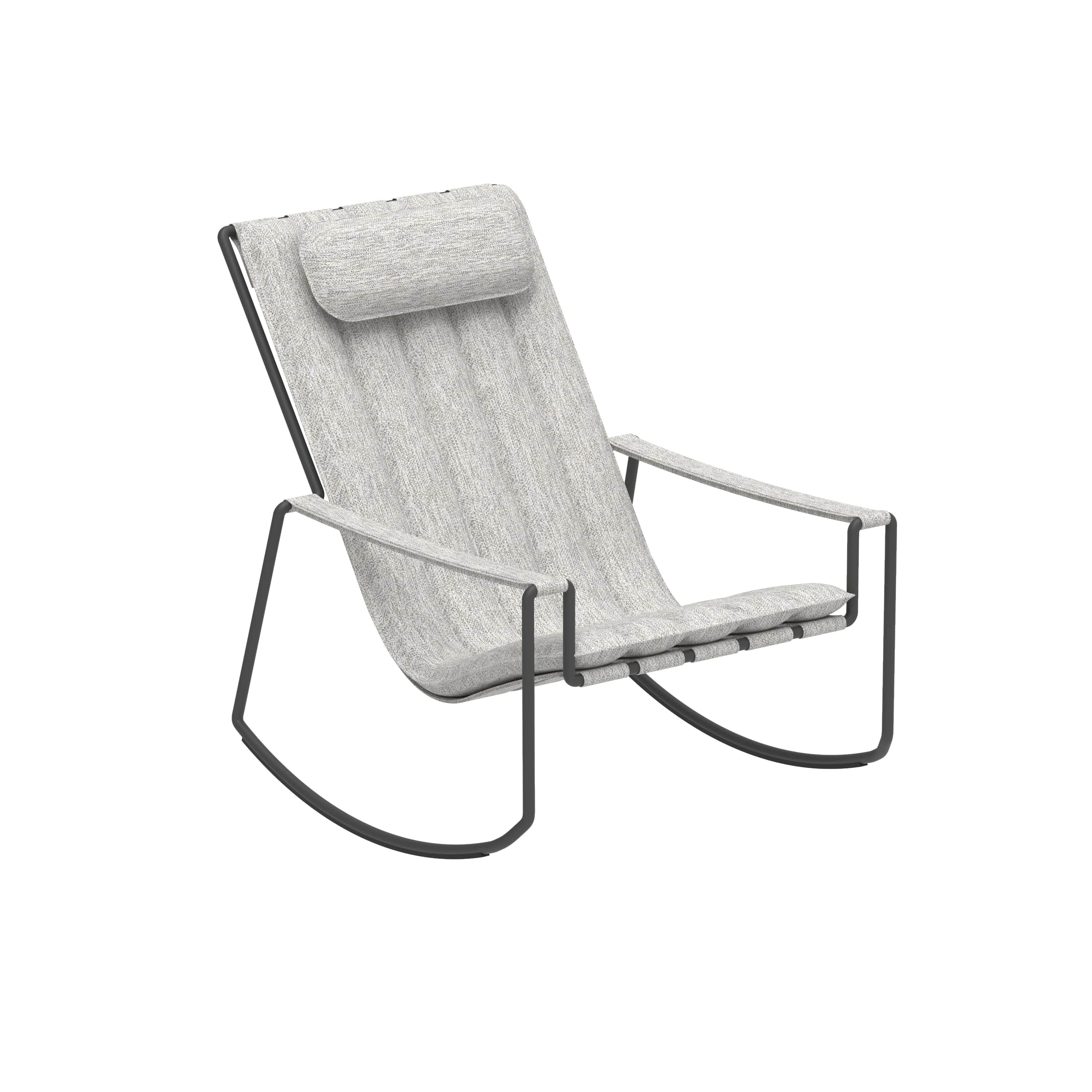 Royal Botania Stoel Royal Botania Strappy Schommelstoel. Leverbaar in verschillende kleuren frames en stofferingen.