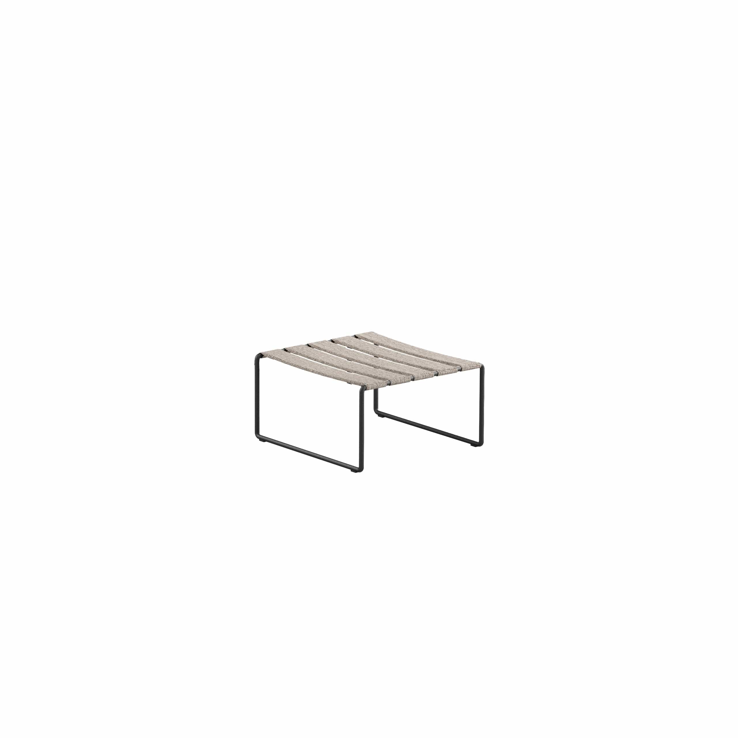 Royal Botania Stoel Royal Botania Strappy voetenbank. Leverbaar in verschillende kleuren frames en stofferingen.