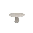 Royal Botania Tafel Cement Grey Concrete / 35cm Royal Botania Conix tafel ⌀ 160cm, verkrijgbaar in 4 verschillende hoogtes en er is keuze uit diverse tafelbladen.